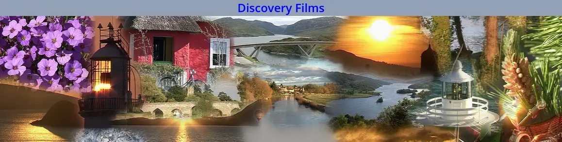 The Discovery Films header image contains a collage of frames from our DVDs